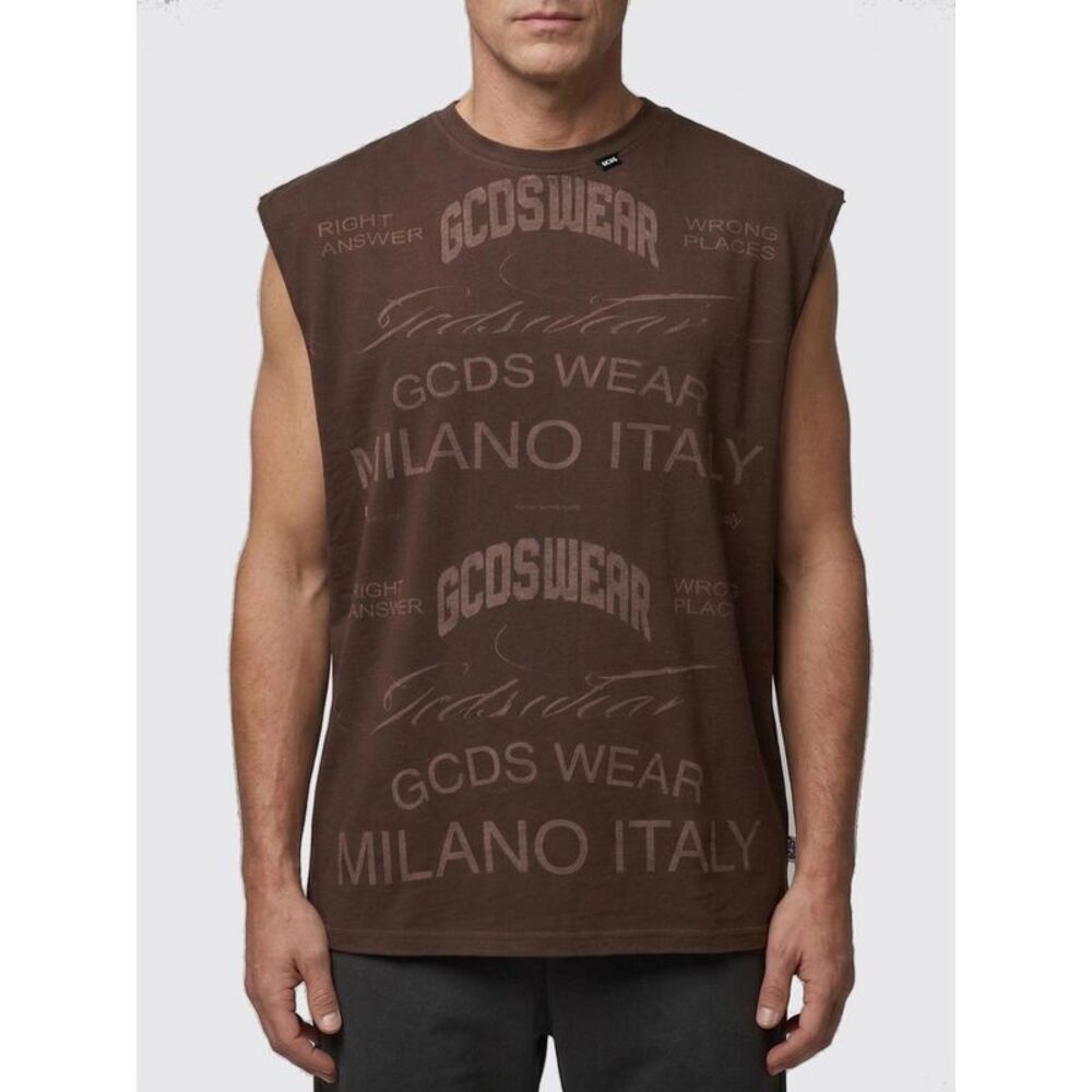 Gcds T-Shirt Men Coffee